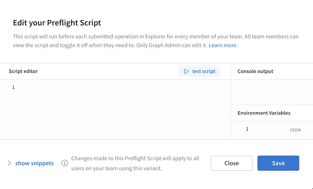 Editing preflight scripts in the Explorer